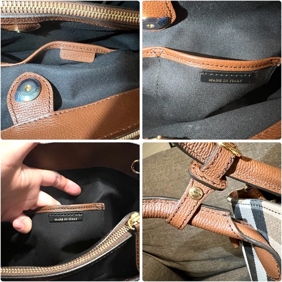 Burberry medium Banner House Check shoulder bag - Picture 8 of 12